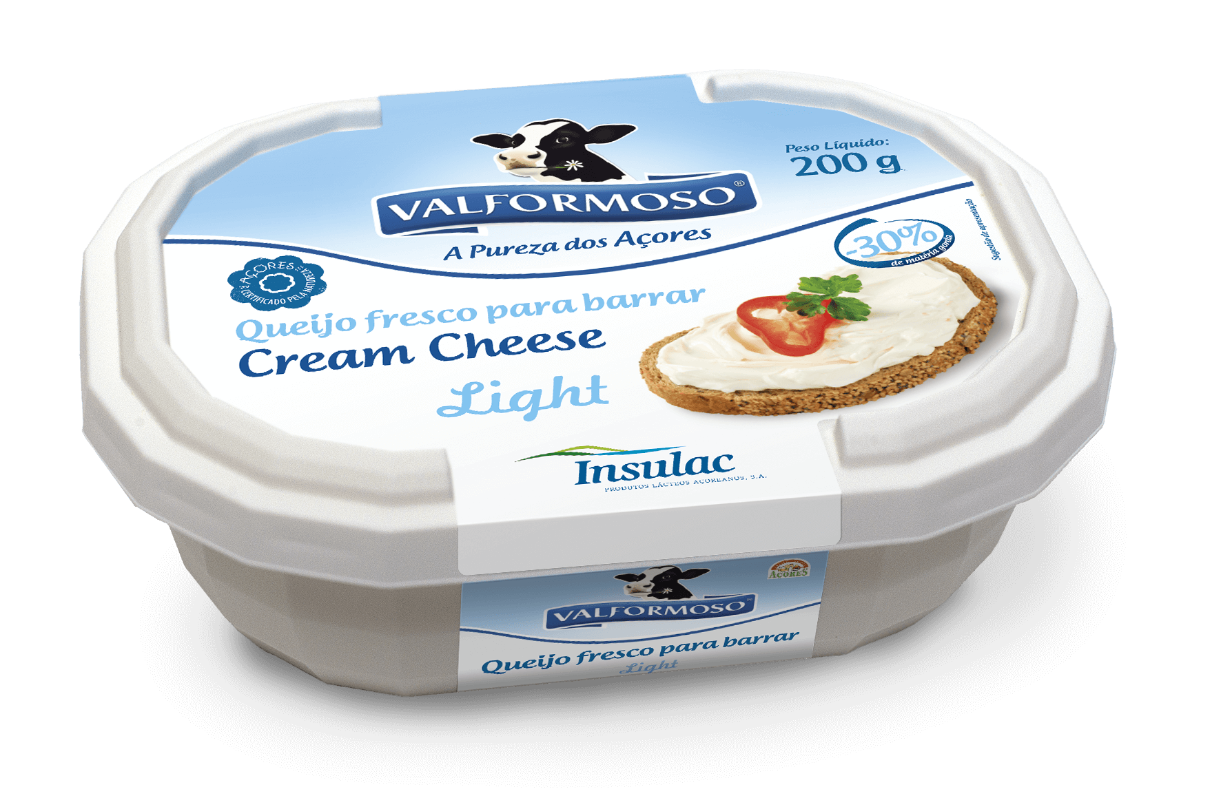 Queijo Fresco para Barrar Light Valformoso 200 gr