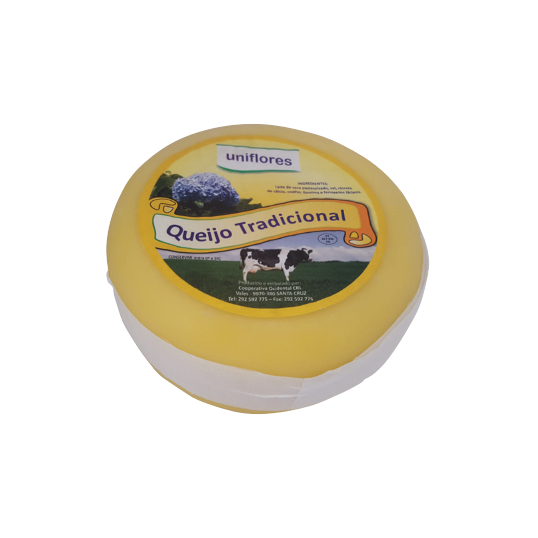 Queijo Tradicional Uniflores 1 Kg (aproximado)